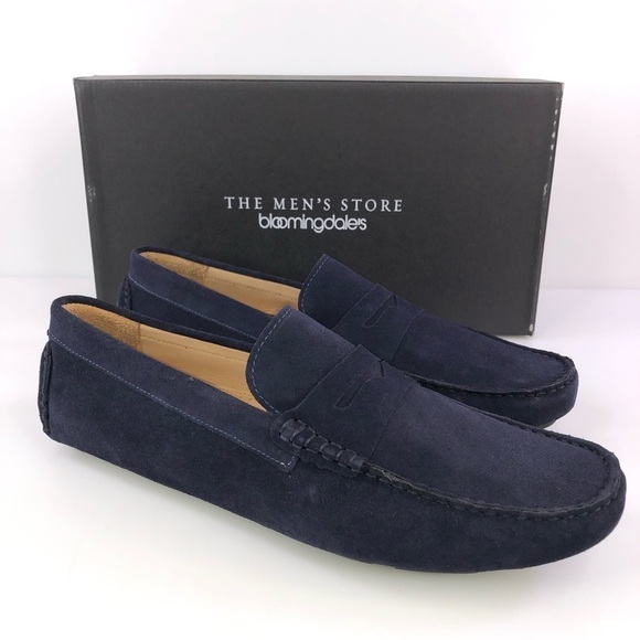 The Men\'s Store at Bloomingdale\'s Men\'s Penny Loafer Drivers NAVY main image 5